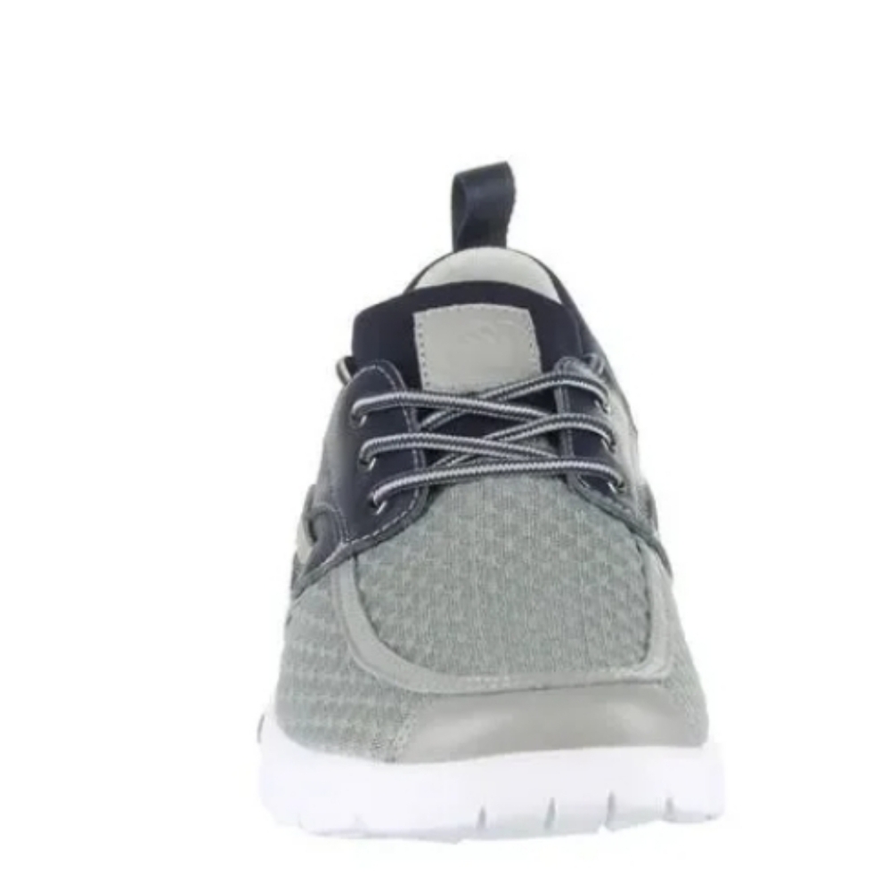 Grey navy blue mesh